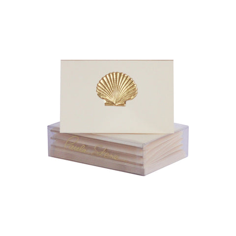 Scallop Shell Enclosure Cards