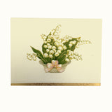 Lily Basket - Wedding Greeting Card