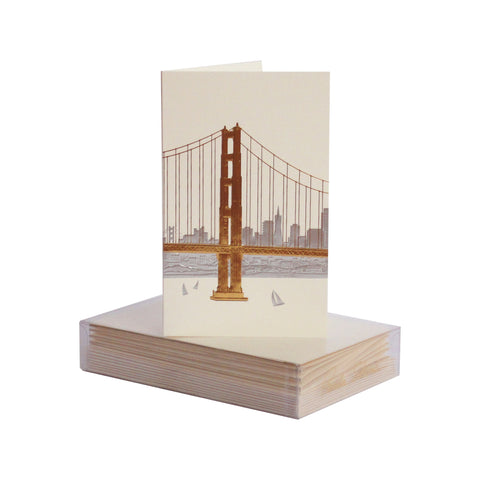 San Francisco Skyline Boxed Mini Note