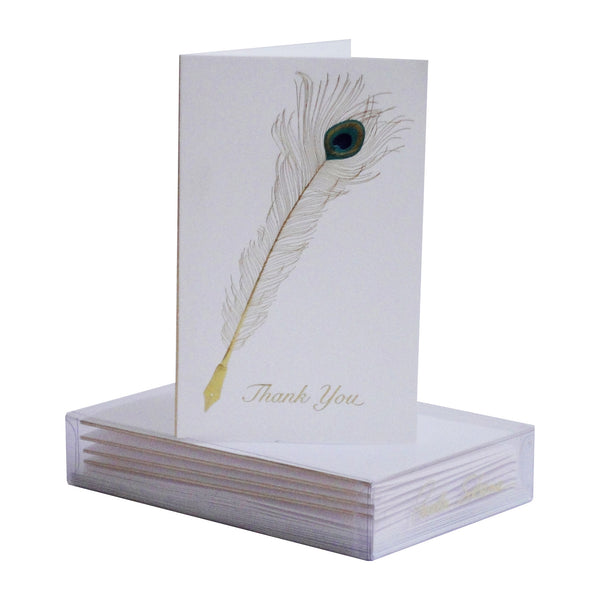 Peacock Quill Boxed Mini Note