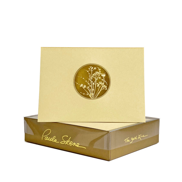 Gold Wildflowers - Sympathy Greeting Card