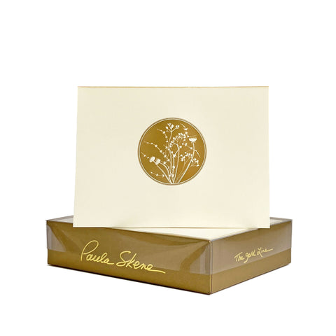Gold Wildflowers - Sympathy Greeting Card