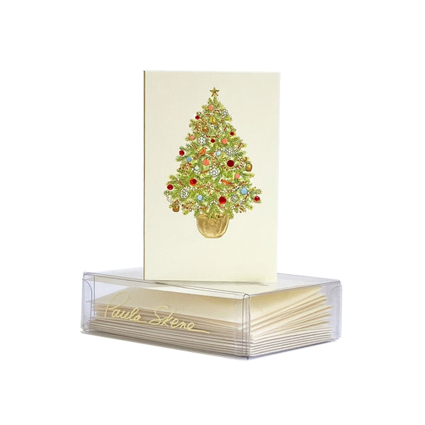 Tree in Pot Enclosure Cards