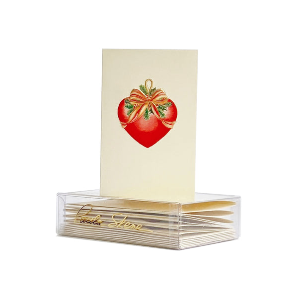 Heart Ornament Enclosure Cards