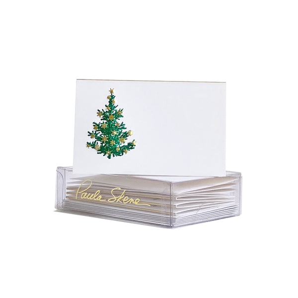 Snowflake Tree Enclosure Cards