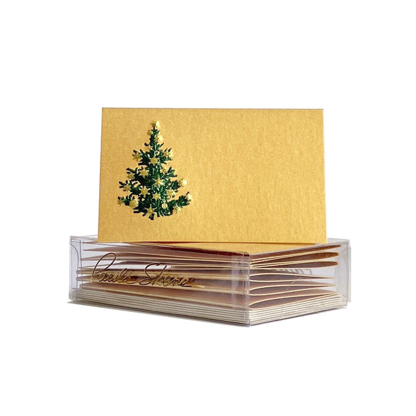 Snowflake Tree Enclosure Card