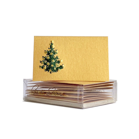 Snowflake Tree Enclosure Card