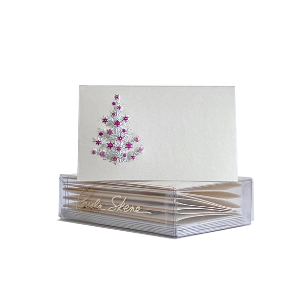 Snowflake Tree Enclosure Card