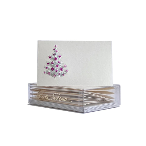 Snowflake Tree Enclosure Card