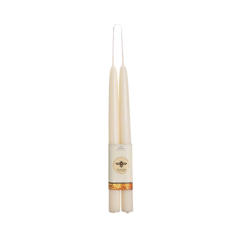 Big Dipper Wax Works Pure Beeswax Taper Candles - Ivory