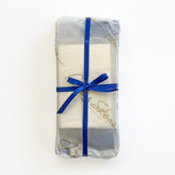 Blue Flowers Tea Towel & Boxed Mini Note Set