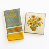 Sunflower Kitchen Towel & Boxed Card Set