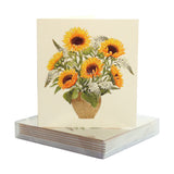 Sunflower Kitchen Towel & Card Set