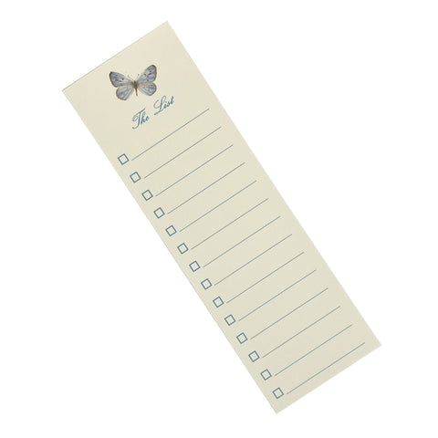 "The List" Butterfly Ultimate Notepad