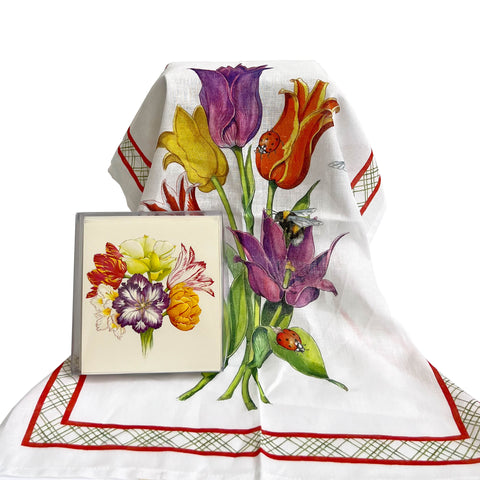 Tulip Kitchen Towel & Card Set
