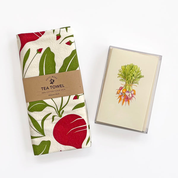 Beets Tea Towel & Boxed Mini Note Set
