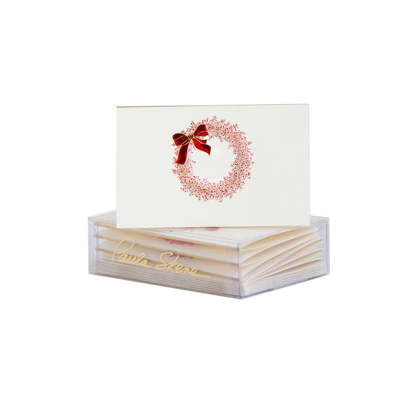 Pepper Berry Wreath Enclosure Cards