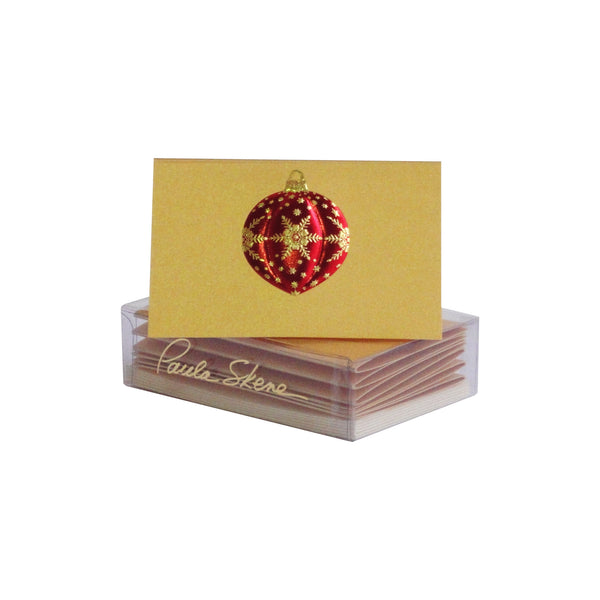 Snowflake Ornament Enclosure Cards