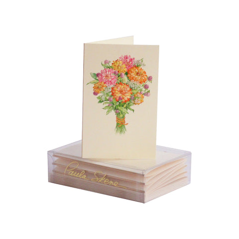 Flower Bouquet Enclosure Cards