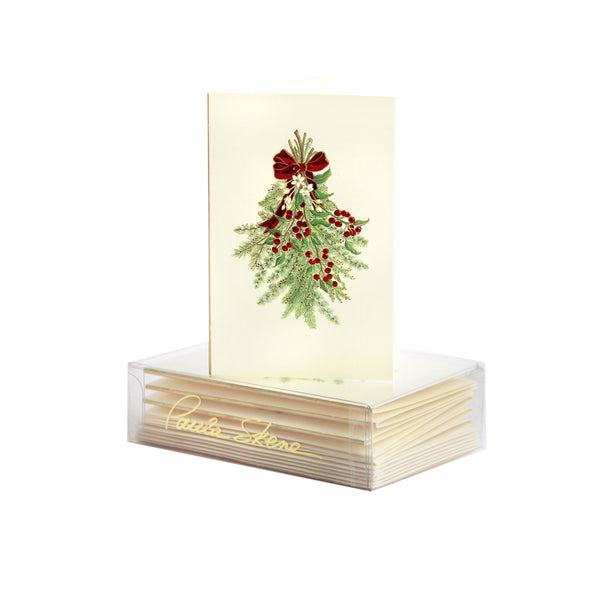 Holiday Greens Enclosure Cards