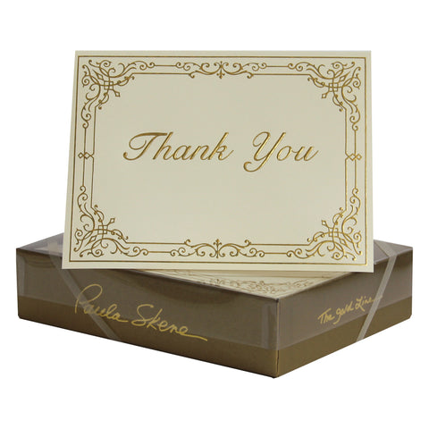 Filigree Border Thank You