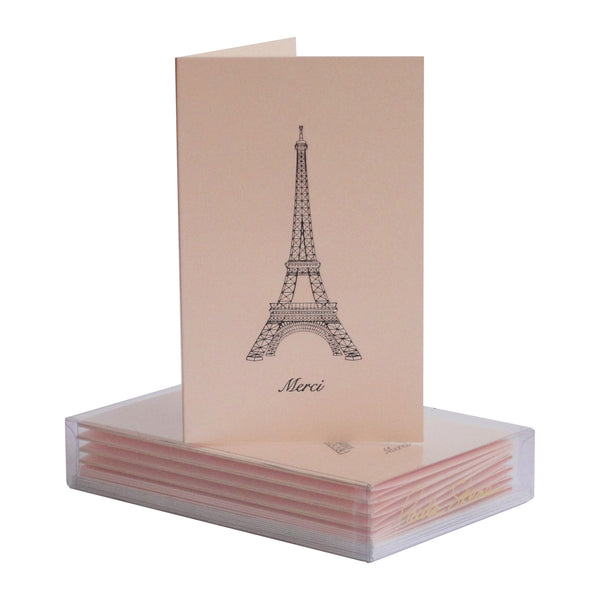 Eiffel Tower Merci Boxed Mini Note