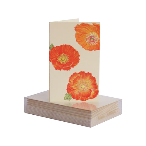 Poppy Pattern Boxed Mini Note