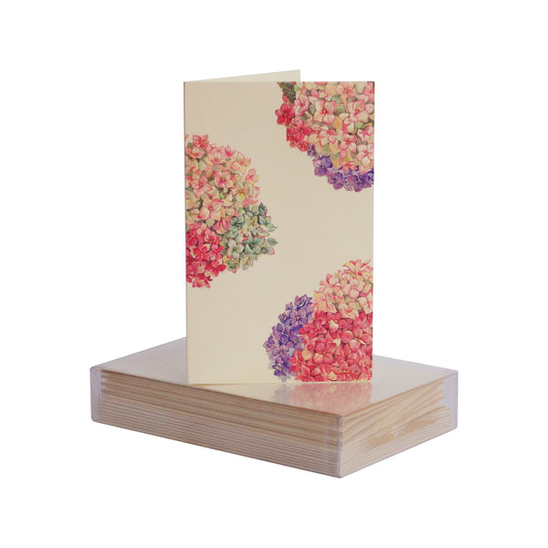 Hydrangea Pattern Boxed Mini Note