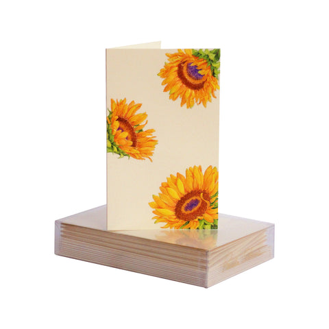 Sunflower Pattern Boxed Mini Note