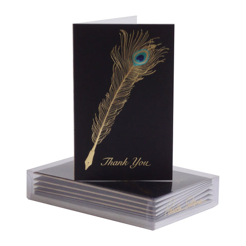Peacock Quill Boxed Mini Note
