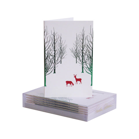 Snowy Forest Boxed Mini Note