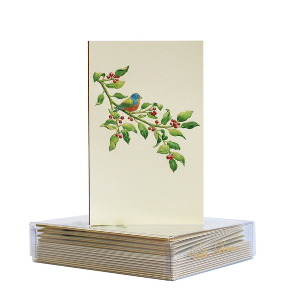 Bird and Berries Boxed Mini Note