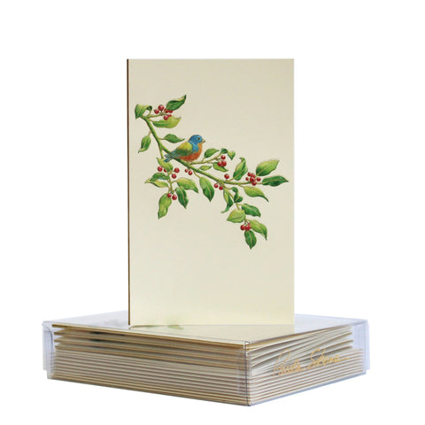 Bird and Berries Boxed Mini Note