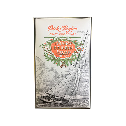 Dick Taylor Chocolate Bar - Orange Bourbon Pecan