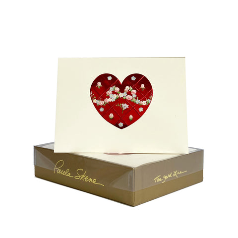 Floral Foil Heart
