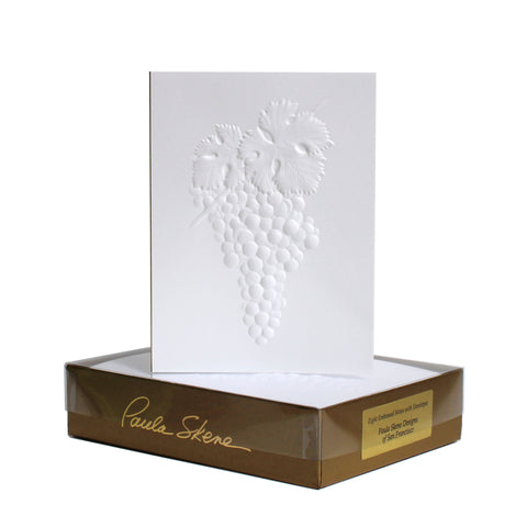 Grapes - Blind Embossed