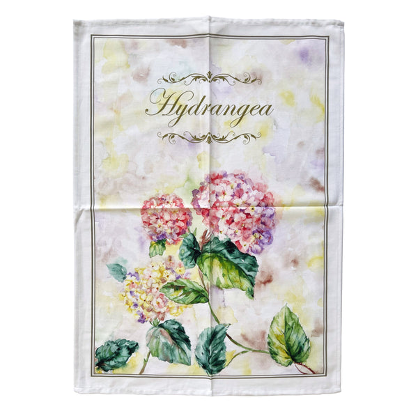 Hydrangea Pattern Kitchen Towel
