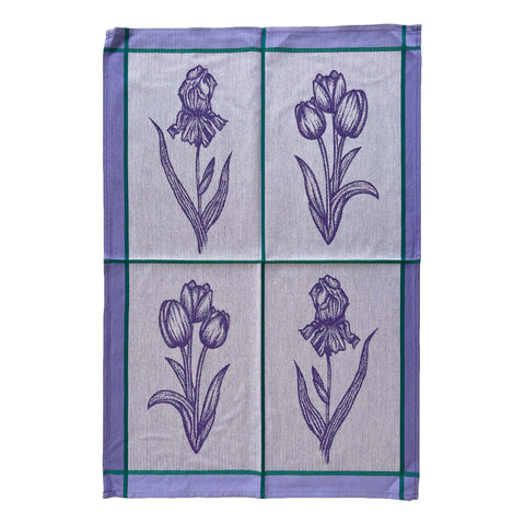 Flower Pattern Kitchen Towel