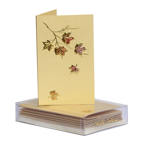 Maple Leaf Cluster Boxed Mini Note