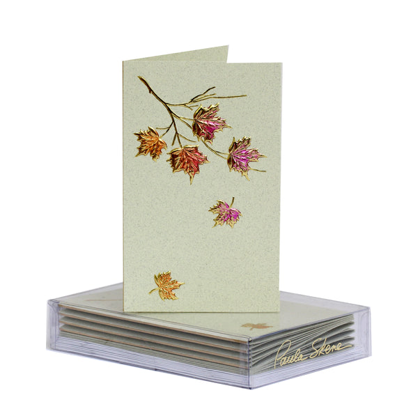 Maple Leaf Cluster Boxed Mini Note