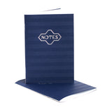 Notes (Navy) Full Size Notebook