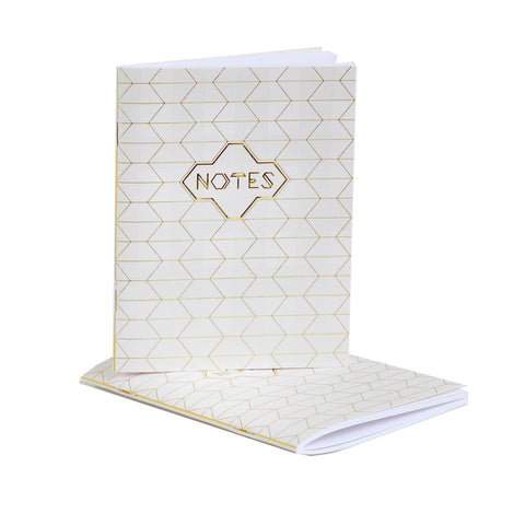 Notes (Silver Check) Pocket Notebook