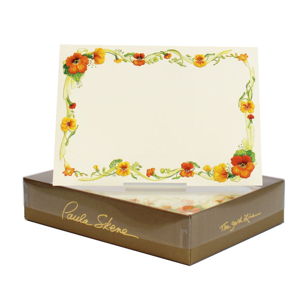 Nasturtium Correspondence Card (BOXED Set of 8)