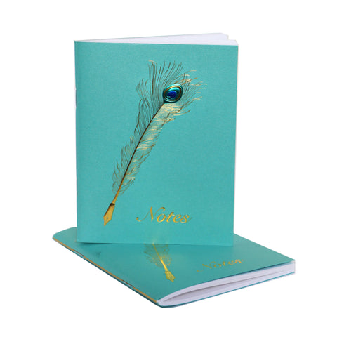 Peacock Quill Pocket Notebook