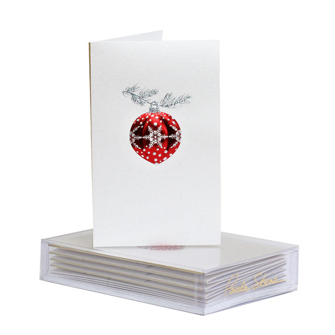 Snowflake Ornament Boxed Mini Note