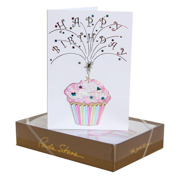 Sparkler Cupcake
