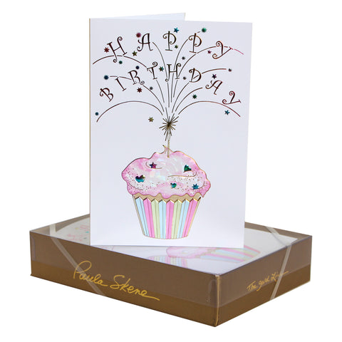 Sparkler Cupcake